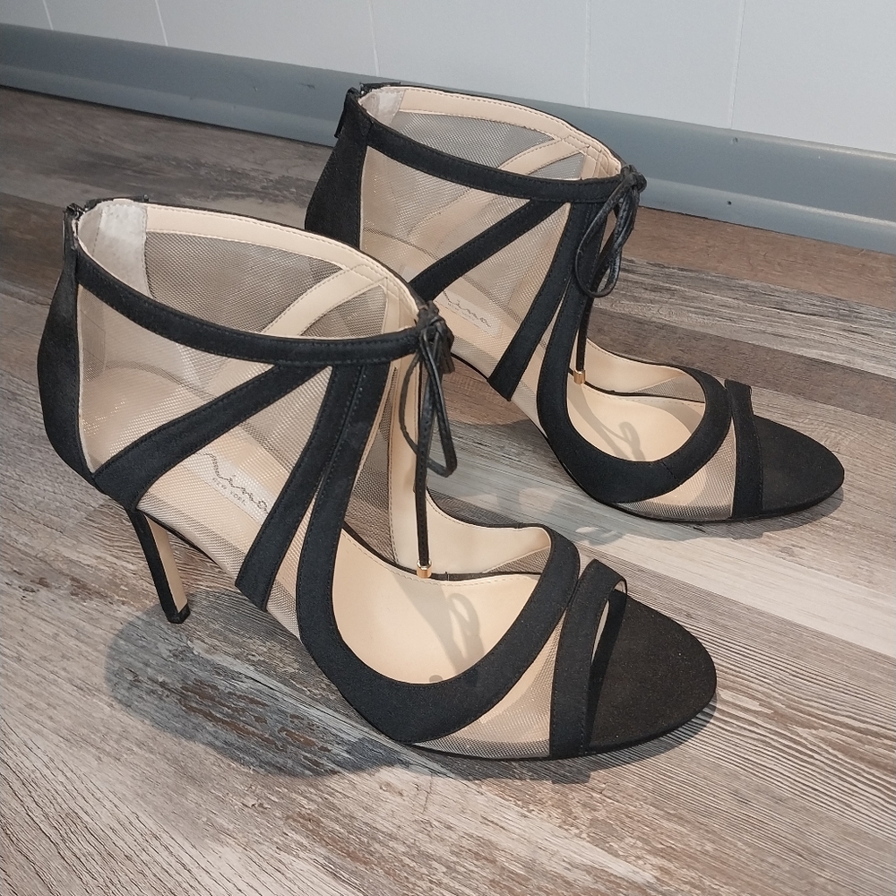 Nina New York Women's Heels, Size 9.5, Black